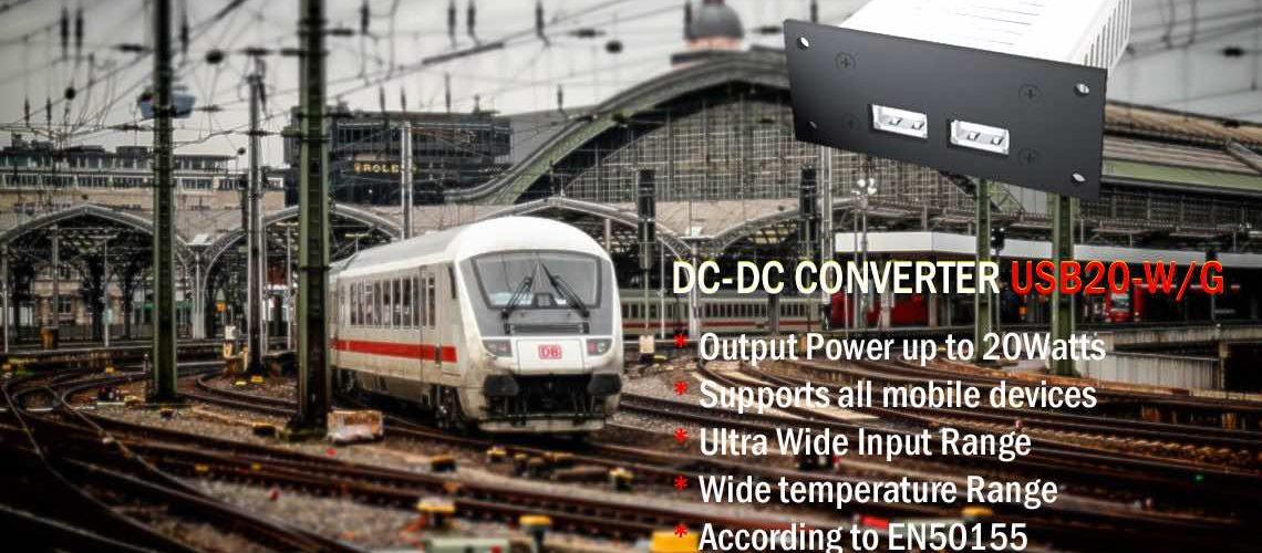news dc-dc converter for chasis mounting - railway